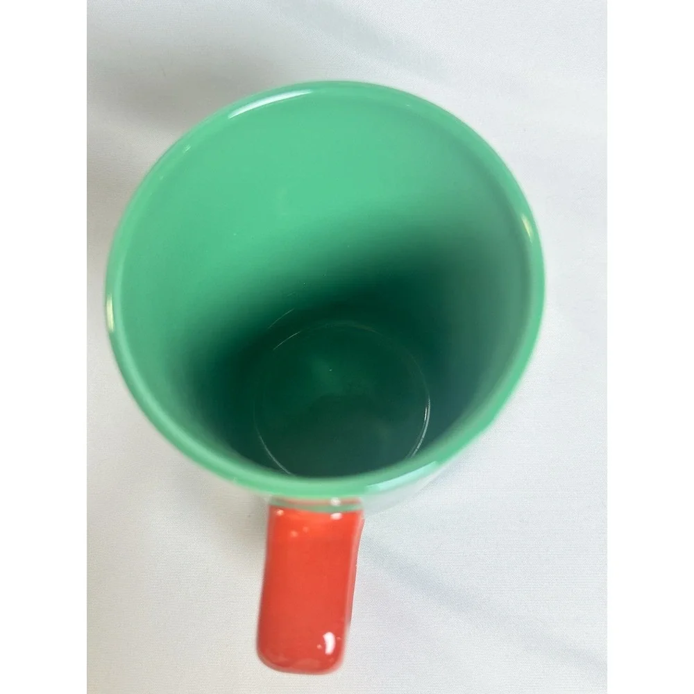 Starbucks 2024 Holiday Green Red Blue Marbled Coffee Cup Mug 13 Oz Logo